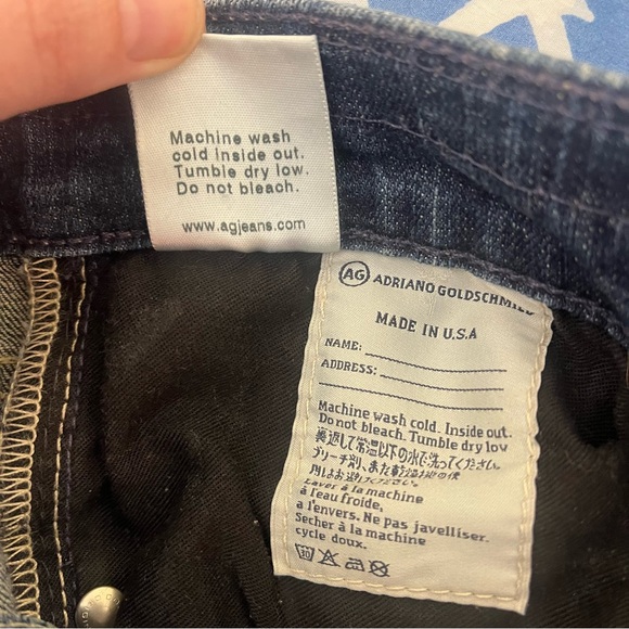 Adriano Goldschmied The Tomboy Relaxed Straight Crop Jeans Size 26 - Picture 6 of 14